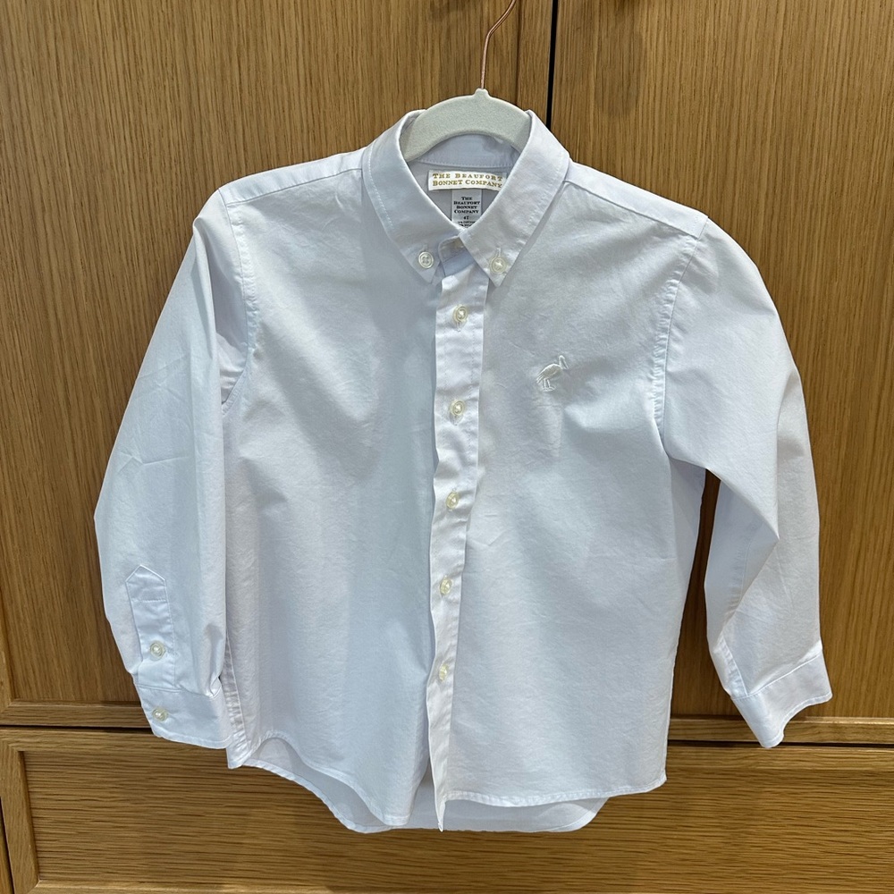 The Beaufort Bonnet Company White Button Down, Size 4